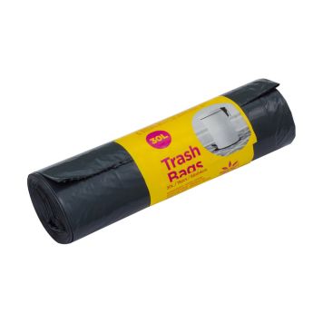 Jätesäkki McLean 30 l musta 15 kpl