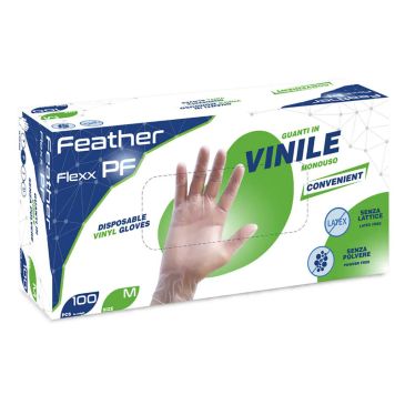 Kertakäyttökäsineet L 100 kpl Kirkas