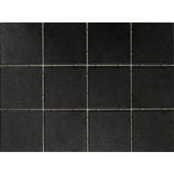 Lattialaatta Tundra Dot musta 10 x 10 cm