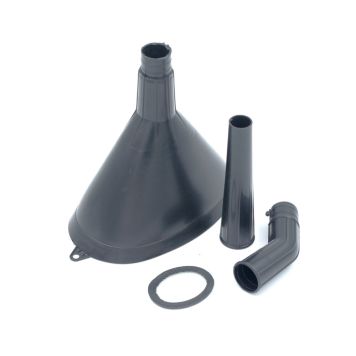 Suppilo kolmeosainen musta