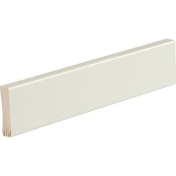 Peitelista 10 kpl Siparila KIILLE 12 x 42 x 2200 mm puhdas valkoinen