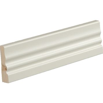 Peitelista/jalkalista 5 kpl Siparila KINOS 15 x 56 x 3600 mm puhdas valkoinen