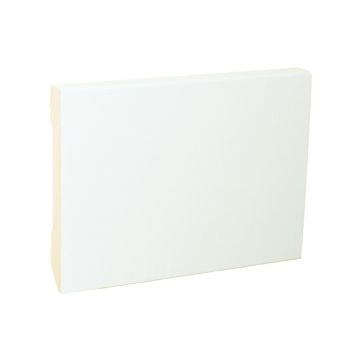 Jalkalista 5 kpl Siparila KIILLE 12 x 90 x 3600 mm puhdas valkoinen