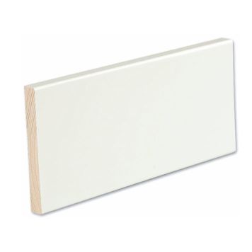 Peitelista 5 kpl Siparila KIILLE 12 x 90 x 3600 mm puhdas valkoinen