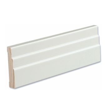 Peitelista/jalkalista 5 kpl Siparila VANA 15 x 70 x 3600 mm puhdas valkoinen