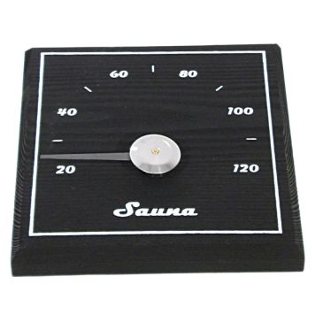 Saunamittari Pinetta Neliö Musta