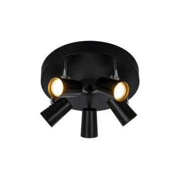 Kattospotti Aneta Pilot Musta/Kromi 30 × 30 × 16 cm