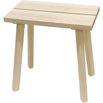 Saunajakkara Pinetta Natural 50 x 29 x 50 cm