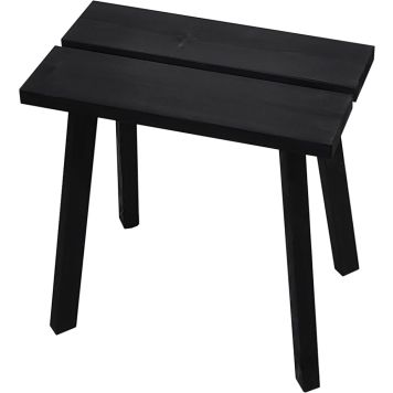 Saunajakkara Pinetta Musta 50 x 29 x 50 cm