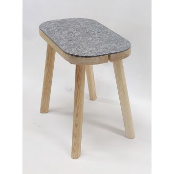 Saunajakkara Pinetta Vintage Natural/Harmaa 48 x 27 x 43 cm