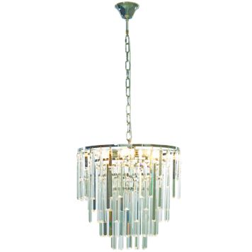 Kattovalaisin Aneta Strati krom/kirkas Ø 45 x 49 cm