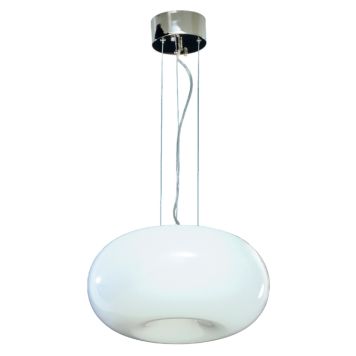 Riippuvalaisin Aneta Manet kromi/valkoinen Ø 37 cm