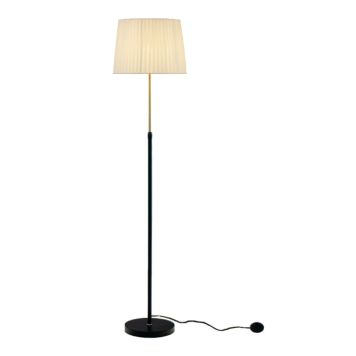 Lattiavalaisin Aneta Ezai musta/matta messinki Ø 36,5 x 155 cm