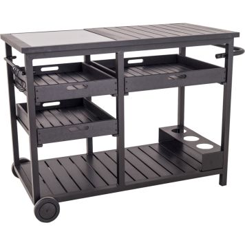 Tarjoilupöytä Noora musta