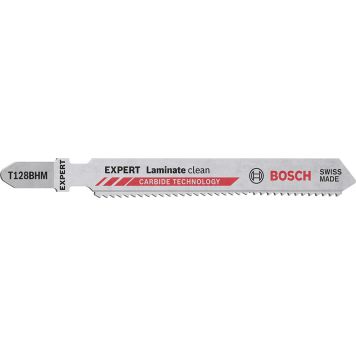 Pistosahanterä Bosch Expert Laminate clean T128BHM 3 kpl