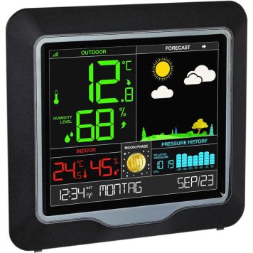 Sääasema värinäytöllä 7930