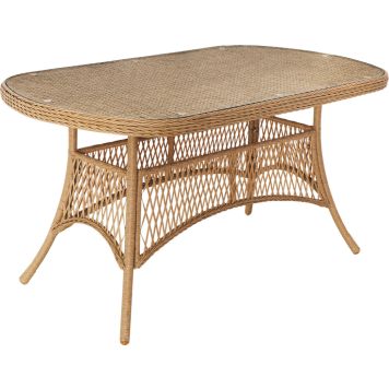 Puutarhapöytä Sunfun Sofia 140 x 80 cm