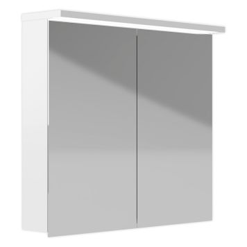 LED-valaisinpeilikaappi Polaria Klara 800 Vasen VVS Valkoinen 70 x 80 x 19 cm