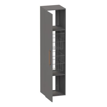 Pyykkikaappi Polaria Solo 400 x 400 Antrasiitinharmaa