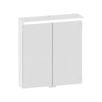 Valaisinpeilikaappi Polaria Nora valkoinen 60 cm