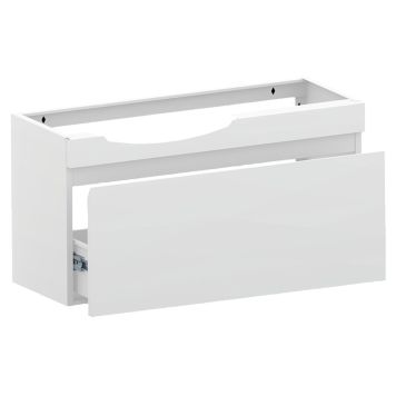 Allaskaappi Polaria Laval vasen valkoinen 90 cm