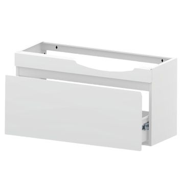 Allaskaappi Polaria Laval oikea valkoinen 90 cm