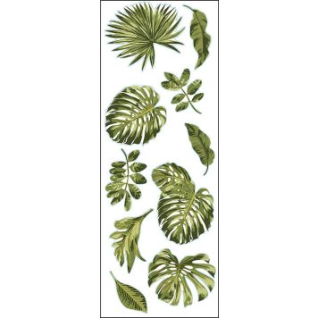 Julistetarra Plage Trooppiset lehdet 24 x 68 cm