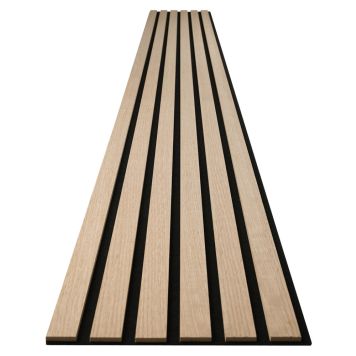 Seinäpaneeli b!design Wall Smart Plus vaalea tammi 6,1 x 300 x 2500 mm