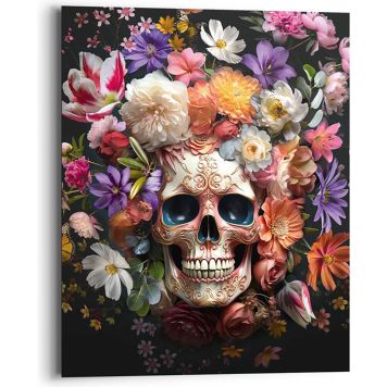 Sisustustaulu Reinders Floral Skull 40 x 50 cm