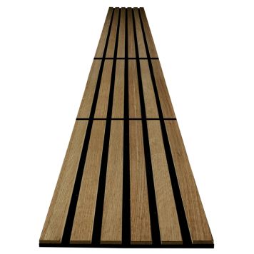 Akustiikkapaneeli Compact Rustikal tammi 10,3 x 305 x 2440 mm