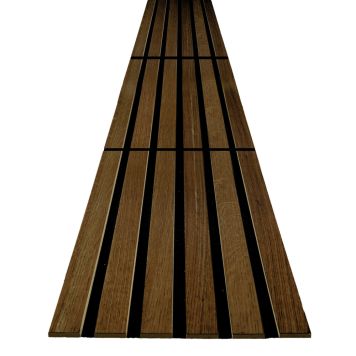 Akustiikkapaneeli Compact tumma tammi 10,3 x 305 x 2440 mm