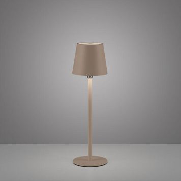 Pöytävalaisin Just Light Boteria IP54 valkoinen Hiekka