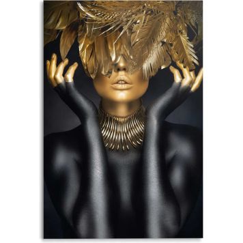 Sisustustaulu Reinders Golden Feathers 78 x 116 cm