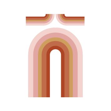 Julistetarra Pastel Rainbow 48 x 68 cm