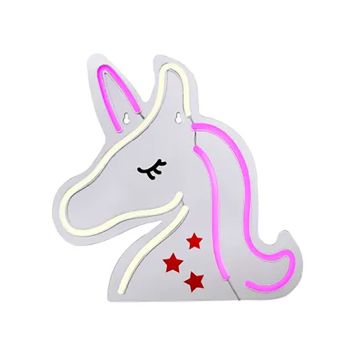 Neon-kyltti Just Light Unicorn