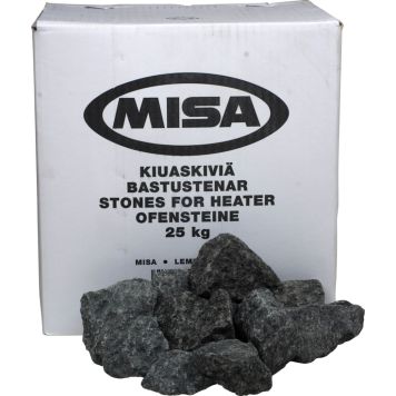 Kiuaskivet Misa Ø 5-10 cm 25 kg