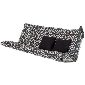 Pehmuste Varax DeLuxe/Monica/Suvi keinu mustavalkoinen