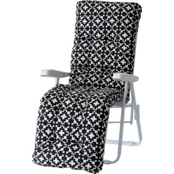 Pehmuste Varax Baden Baden tuoli mustavalkoinen