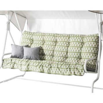 Pehmuste Varax DeLuxe/Monica/Suvi keinu valkovihreä