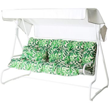 Puutarhakeinu Varax De Luxe vihreä lehtikuvio