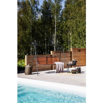 Puutarhakeinu Varax Suvisaari ruskea