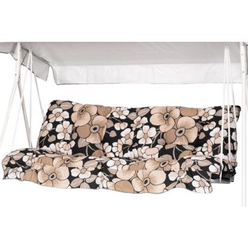 Pehmuste Varax Riviera/Teneriffa keinu Stormskär kukkakuvio beigeharmaa