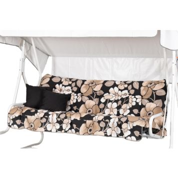 Pehmuste Varax DeLuxe/Monica/Suvi keinu kukkkuvio beigeharmaa