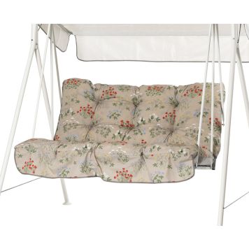 Pehmuste Varax Duo/Duetto keinu beige kukkakuvio