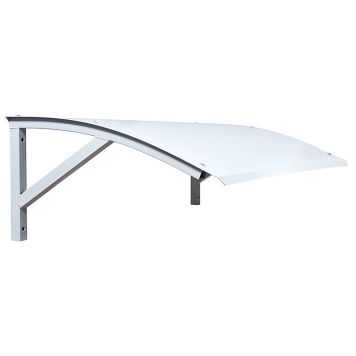 Ulkoyksikön katos valkoinen L92 S54