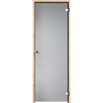 Saunan lasiovi Vihtan Harmaa Mäntykarmi