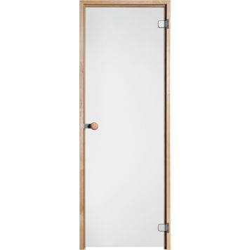 Saunanovi Vihtan Löyly Satiinilasi Tervaleppäkarmi