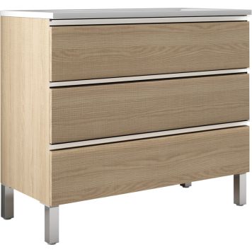 Kylpyhuonekaluste Ordonez Malaga tammi 100 cm