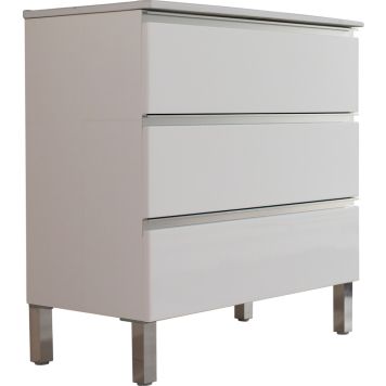 Kylpyhuonekaluste Ordonez Malaga mattavalkoinen 80 cm