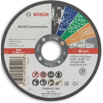 Katkaisulaikka Bosch PRO Multi Material 115 x 1,0 mm